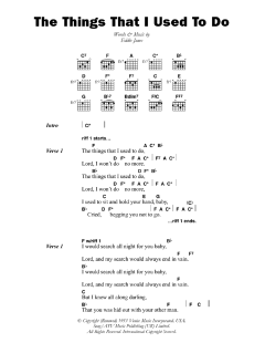 The Things That I Used To Do von Eddie "Guitar Slim" Jones (Download) 