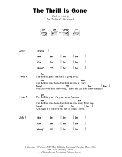 The Thrill Is Gone von B.B. King (Download) 