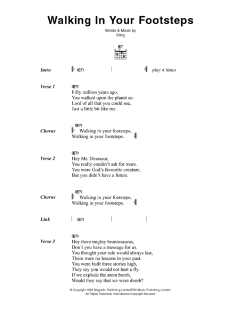 Walking In Your Footsteps von The Police (Download) 