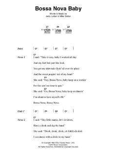 Bossa Nova Baby von Elvis Presley (Download) 