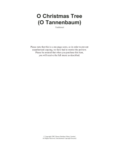 O Christmas Tree (Download) 