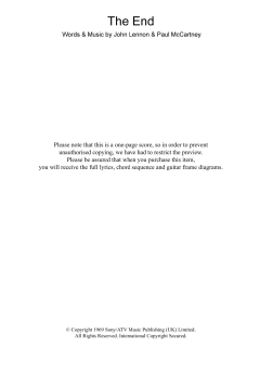 The End von The Beatles (Download) 