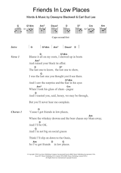 Friends In Low Places von Garth Brooks (Download) 