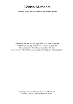 Golden Slumbers von The Beatles (Download) 