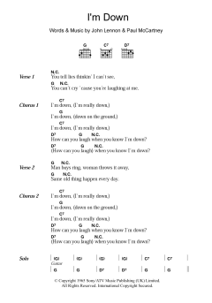 I'm Down von The Beatles (Download) 