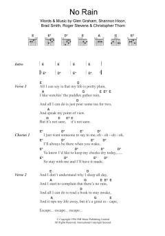 No Rain von Blind Melon (Download) 