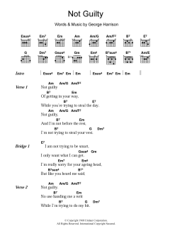 Not Guilty von The Beatles (Download) 