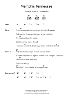 Memphis Tennessee von Chuck Berry (Download) 