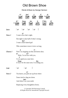 Old Brown Shoe von The Beatles (Download) 