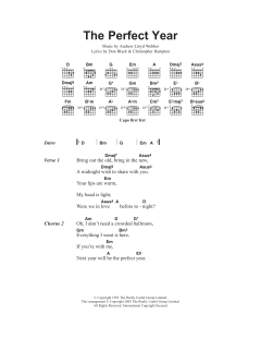 The Perfect Year von Don Black (Download) 