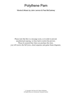 Polythene Pam von The Beatles (Download) 