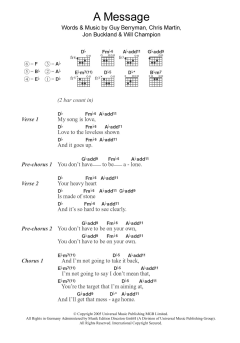 A Message von Coldplay (Download) 