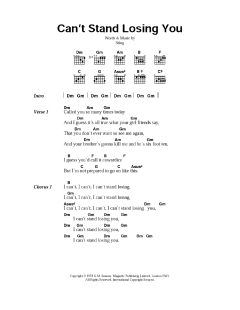 Can't Stand Losing You von The Police (Download) 