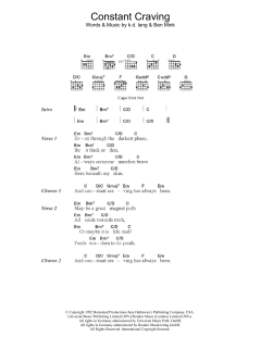 Constant Craving von K.D. Lang (Download) 