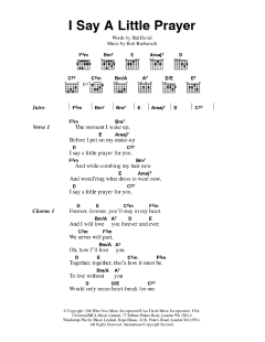 I Say A Little Prayer von Aretha Franklin (Download) 