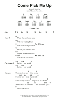 Come Pick Me Up von Ryan Adams (Download) 