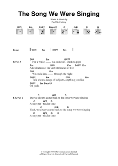 The Song We Were Singing von Paul McCartney (Download) 