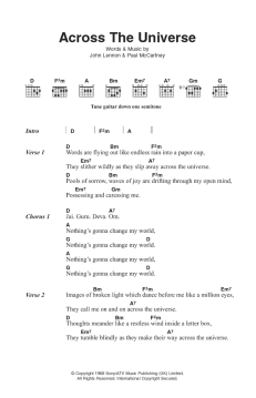 Across The Universe von The Beatles (Download) 