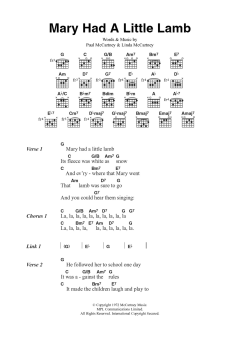 Mary Had A Little Lamb von Wings (Download) 