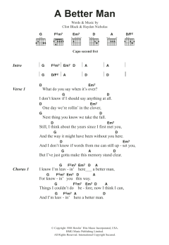 A Better Man von Clint Black (Download) 