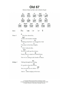 Old 67 von Elton John (Download) 