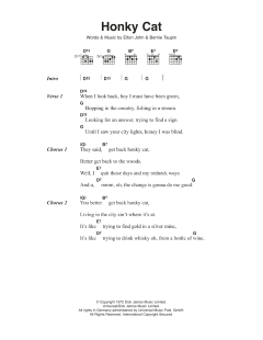 Honky Cat von Elton John (Download) 