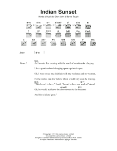 Indian Sunset von Elton John (Download) 