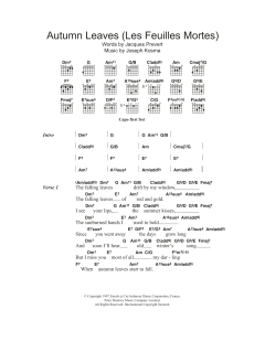 Autumn Leaves (Les Feuilles Mortes) von Eva Cassidy (Download) 