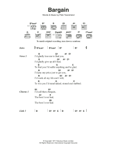 Bargain von The Who (Download) 