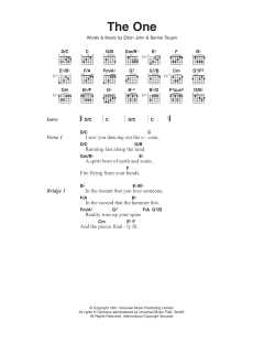 The One von Elton John (Download) 