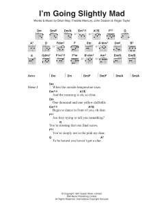 I'm Going Slightly Mad von Queen (Download) 