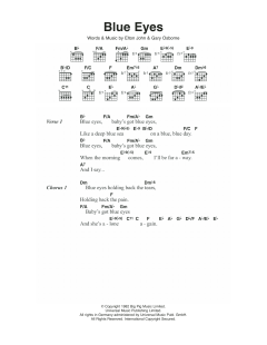 Blue Eyes von Elton John (Download) 