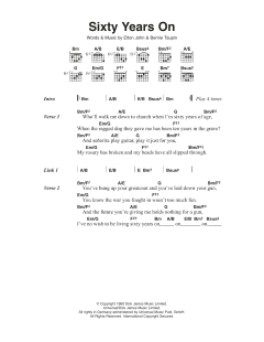 Sixty Years On von Elton John (Download) 