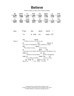 Believe von Elton John (Download) 