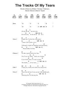 The Tracks Of My Tears von Warren Moore (Download) 