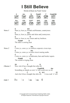 I Still Believe von Frank Turner (Download) 