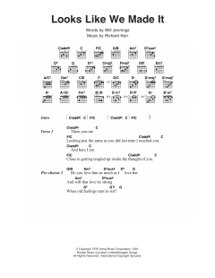 Looks Like We Made It von Barry Manilow (Download) 