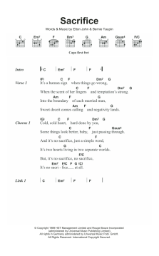 Sacrifice von Elton John (Download) 