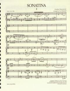 Sonatina von Conlon Nancarrow für Klavier zu 4 Händen im Alle Noten Shop kaufen