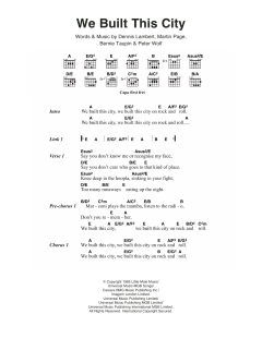 We Built This City von Starship (Download) 