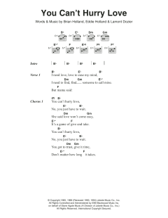 You Can't Hurry Love von Phil Collins (Download) 