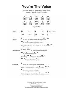 You're The Voice von John Farnham (Download) 