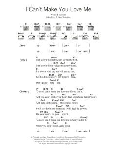 I Can't Make You Love Me von Bonnie Raitt (Download) 