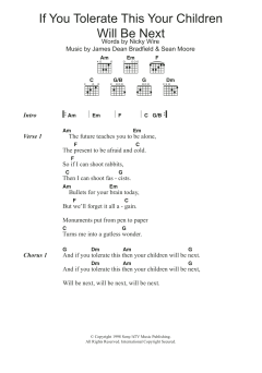 If You Tolerate This Your Children Will Be Next von Manic Street Preachers (Download) 