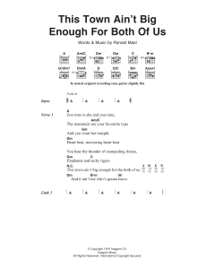 This Town Ain't Big Enough For Both Of Us von Sparks (Download) 