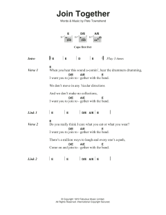 Join Together von The Who (Download) 