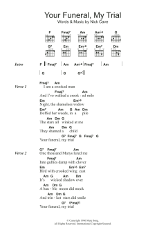 Your Funeral, My Trial von Nick Cave (Download) 