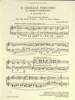 12 Choralvorspiele op. 114 Band 2 von Flor Peeters 