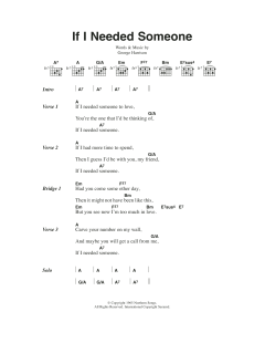 If I Needed Someone von The Beatles (Download) 