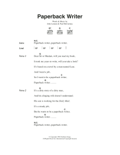 Paperback Writer von The Beatles (Download) 